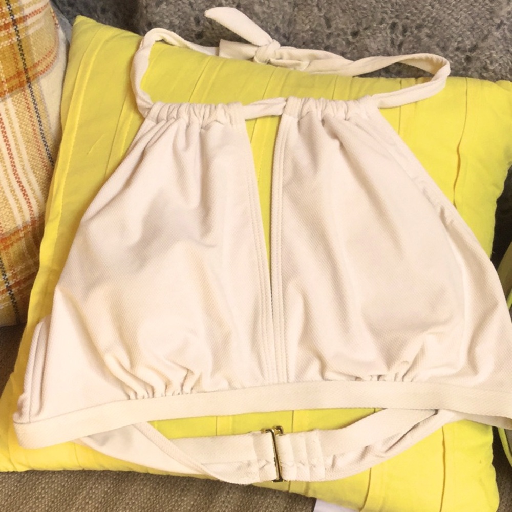 Halter swim top crop spa pool party vacay travel beach cabin lodge festival